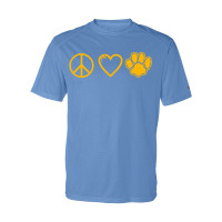 Sugg Bundy Basic Performance Tee | Peace, Love, Paws |  Multiple Colors
