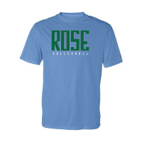 JH Rose Volleyball Short-Sleeve Performance Tee | Green Rose | Multiple Colors