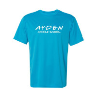 Ayden Middle | Ayden Friends Logo | Performance Tee | Multiple Colors