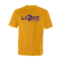 Lions Baseball | Lion Head Logo | Basic Performance Tee