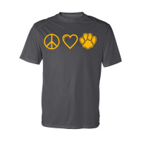 Sugg Bundy Basic Performance Tee | Peace, Love, Paws |  Multiple Colors