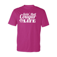 GR Whitfield | Cougar Life | Performance Tee | Multiple Colors