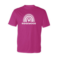 Ridgewood Elementary | Rainbow Logo | Short-Sleeve Performance Tee