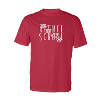 Bethel School | Bethel Bucs Slant Logo |  Performance Tee | Multiple Colors