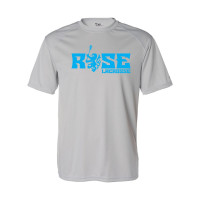 JH Rose Lacrosse Short-Sleeve Performance Tee | Rose Rampant Word Logo | Multiple Colors