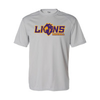 Lions Baseball | Lion Head Logo | Basic Performance Tee