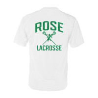 JH Rose Lacrosse Short-Sleeve Performance Tee | Distressed Rose Lacrosse Logo | Multiple Colors