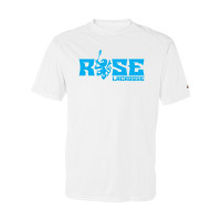 JH Rose Lacrosse Short-Sleeve Performance Tee | Rose Rampant Word Logo | Multiple Colors