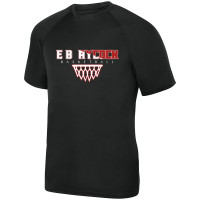 Red EB Aycock Basketball Basic Performance Tee | Multiple Design Options