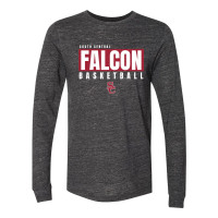 South Central Basketball | Falcon Word Logo | Long-Sleeve Cotton T-Shirt 