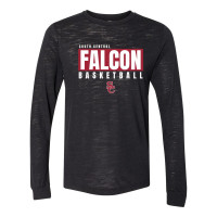 South Central Basketball | Falcon Word Logo | Long-Sleeve Cotton T-Shirt 