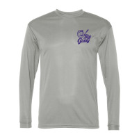 Big Giddy | Small Purple Logo | Long-Sleeve Performance Tee