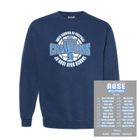 JH Rose Volleyball State Champions | Circle Design | Comfort Colors - Garment-Dyed Sweatshirt