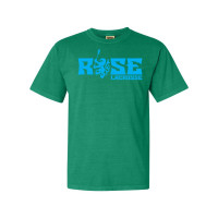 JH Rose Lacrosse | Rose Rampant Word Logo Logo | Short-Sleeve Comfort Colors