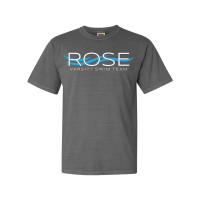 JH Rose Swimming | Rose Wave Logo | Short-Sleeve Comfort Colors