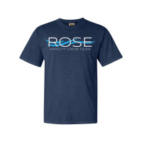 JH Rose Swimming | Rose Wave Logo | Short-Sleeve Comfort Colors