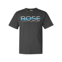 JH Rose Swimming | Rose Wave Logo | Short-Sleeve Comfort Colors