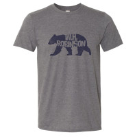 WH Robinson Cotton Tee | Walking Bear Logo | Multiple Colors