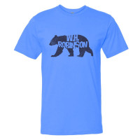 WH Robinson Cotton Tee | Walking Bear Logo | Multiple Colors