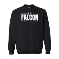 South Central Wrestling | Falcon Word Logo | Cotton Crewneck Sweatshirt 