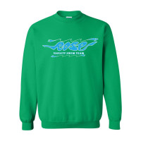 JH Rose Swimming | Hand-Drawn Logo | Cotton Crewneck Sweatshirt 