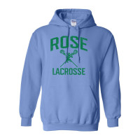 JH Rose Lacrosse | Cotton Hooded Sweatshirt | Distressed Rose Lacrosse Logo | Multiple Colors