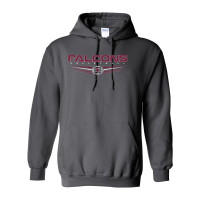 South Central Volleyball | Cotton Hooded Sweatshirt | Falcons Logo | Multiple Colors
