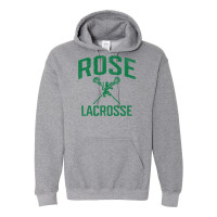 JH Rose Lacrosse | Cotton Hooded Sweatshirt | Distressed Rose Lacrosse Logo | Multiple Colors