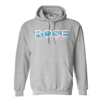 JH Rose Swimming | Rose Wave Logo | Cotton Hooded Sweatshirt | Multiple Colors