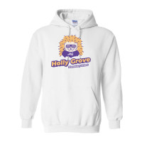 Holly Grove Elementary | Sunny Hedgie Design | Cotton Hooded Sweatshirt
