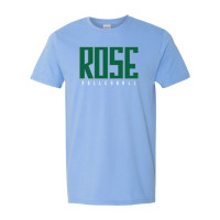 JH Rose Volleyball Cotton Tee | Green Rose | Multiple Colors