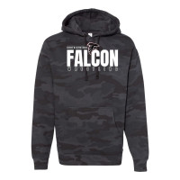 South Central Wrestling | Falcon Word Logo | Cotton Hooded Sweatshirt