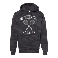 South Central Tennis | Crossed Rackets Logo | Cotton Hooded Sweatshirt