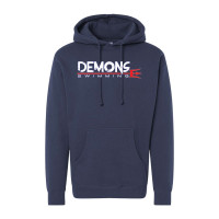 Darnestown Swim Team | Word Log Logo | Cotton Hoodie