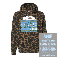 JH Rose Volleyball State Champions | Rampant State | Cotton Hooded Sweatshirt