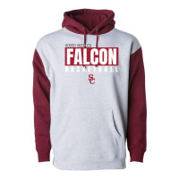 South Central Basketball | Falcon Word Logo | Cotton Hooded Sweatshirt