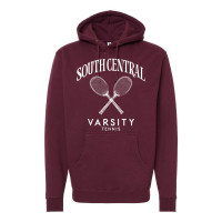 South Central Tennis | Crossed Rackets Logo | Cotton Hooded Sweatshirt