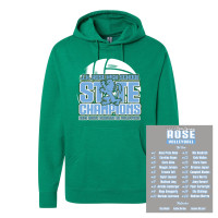 JH Rose Volleyball State Champions | Rampant State | Cotton Hooded Sweatshirt