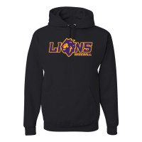 Lions Baseball | Lion Head Logo | Cotton Blend Hoodies
