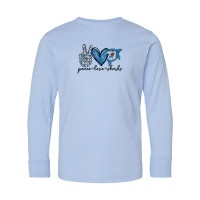 Ridgewood Elementary School | Peace, Love, Sharks | Long-Sleeve Tee