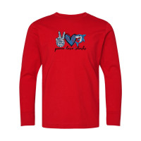 Ridgewood Elementary School | Peace, Love, Sharks | Long-Sleeve Tee
