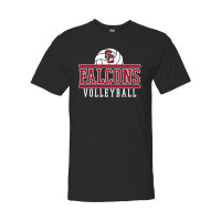South Central Volleyball | Falcons Volleyball Logo | Cotton Tee