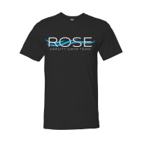 JH Rose Swimming | Rose Wave Logo | Cotton Tee | Multiple Colors