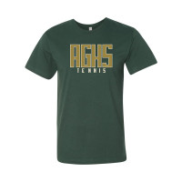 AGHS Tennis | Word Logo | Short-Sleeve Cotton Tee