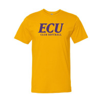 ECU Club Softball | Slant Logo | Multiple Colors