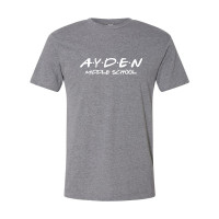 Ayden Middle | Ayden Friends Logo | Cotton T-Shirt | Multiple Colors