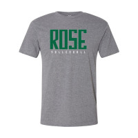 JH Rose Volleyball Cotton Tee | Green Rose | Multiple Colors