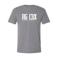 AG Cox Volleyball | Word Logo | Cotton Tee | Multiple Colors