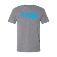 JH Rose Lacrosse Cotton Tee | Rose Rampant Word Logo Logo | Multiple Colors