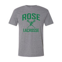 JH Rose Lacrosse Cotton Tee | Distressed Rose Lacrosse Logo | Multiple Colors
